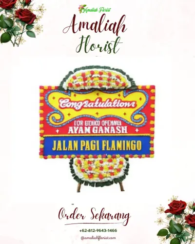 Bunga Papan Congratulation di Pakenjeng
